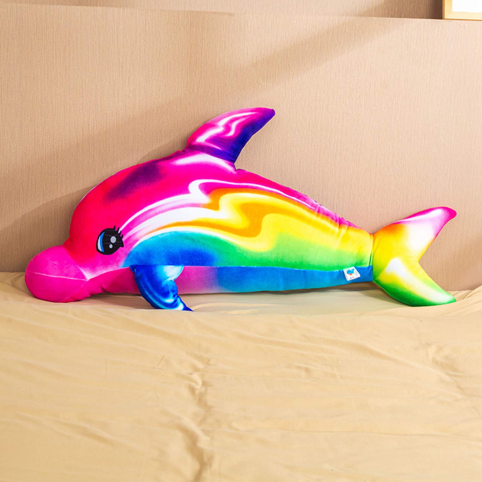 Amazon.co.jp: YYKKWWXX 75-110cmカラフルなレインボーイルカ